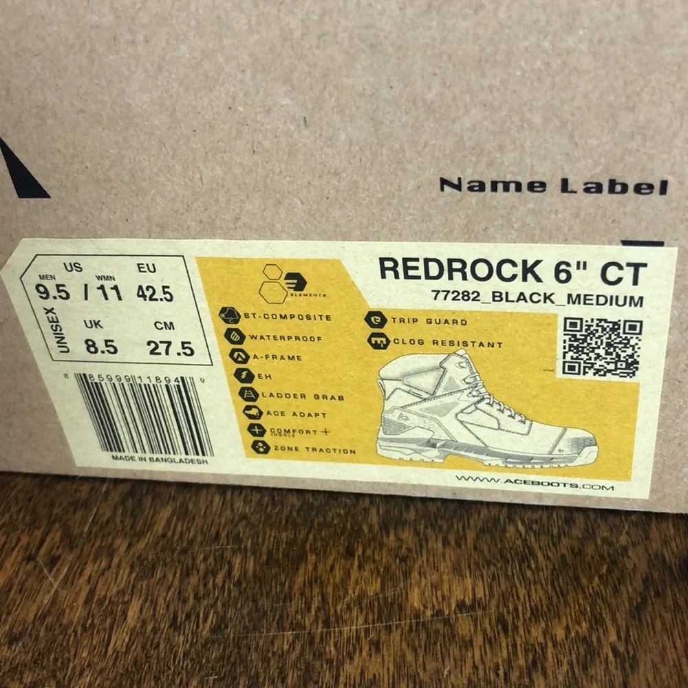 Work boots‎ REDROCK Shoes for crews Unisex